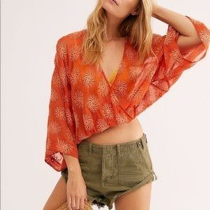 Free People Desert Dancing Crop Top